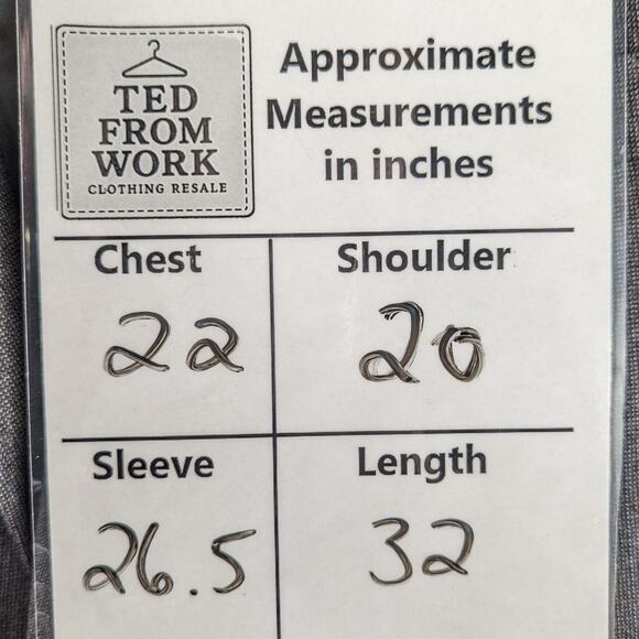 Gant 44R Gray Wool Blazer Mens 100% Pure Wool USA Made Union Tailored Gibsons - Picture 6 of 6